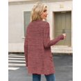 thumbnail image 3 of MISFAY Women's Cardigans Long Sleeve with Pockets - Open Front Lightweight Cardigan, 3 of 5
