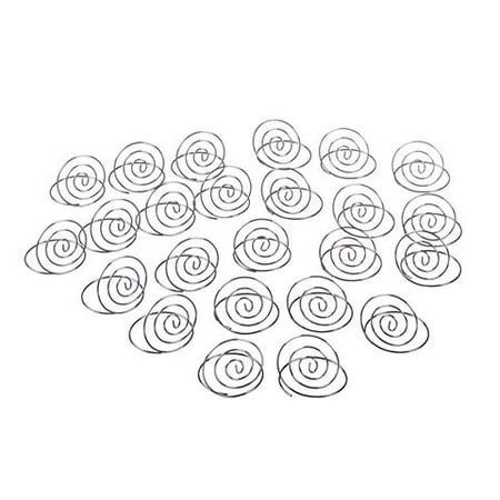 Table Card Holders - Victoria Lynn Swirl Table Top Card Holder - Silver - 24 pcs