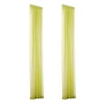 thumbnail image 5 of Bxaolu Sheer Curtain Panels for Living Room Elegant Window Treatment Sets Light Filtering Translucent Draperies for Office Home(Yellow,2 Panels,W31.5 x L79inch), 5 of 6