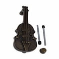 thumbnail image 4 of Renovators Supply Brass Door Knockers for Front Door 6.5" Violin Style Antique Brass Door Knocker w/Screws, 4 of 8