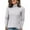White01, variant on Dwralegc Sweaters for Women Hem Basic Knitted Sweater Turtleneck Pullover Sweater Cozy Warm Wool Fall Winter Sweaters Light Gray M