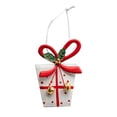 thumbnail image 2 of Christmas Tree Decorations, Christmas Decorative Hanging Pendant, Multi-Purpose Gift White, 2 of 9