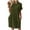 Army Green, variant on Women's Casual Plain Basic T Shirt Dress Summer Short Sleeve Comfort Nightgown Crew Neck Loose Dresses with Pockets