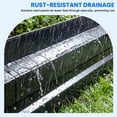 thumbnail image 3 of Dextrus 12x4x1ft Galvanized Metal Raised Garden Bed with Gloves, Stakes & Support Rod for Outdoor Vegetables Flowers, Black, 3 of 6