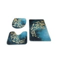 thumbnail image 3 of Bathroom Rug Set Carpet 3 Piece Absorbent Bath Mat for Bathroom Floor Shower A, 3 of 8