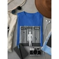 thumbnail image 3 of Abstract Man Techno Style T-Shirt Women -Image by Shutterstock, Female 5X-Large, 3 of 4