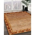 thumbnail image 3 of Ahgly Company Machine Washable Indoor Rectangle Abstract Orange Area Rugs, 5' x 8', 3 of 7