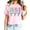Pink Shirt, variant on Wildcats Lightning Bolt Team Pride Shirt for Women & Teens Trendy School Spirit Tee Black Shirt Adult Medium