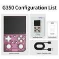 thumbnail image 5 of G350 Handheld Game Console 3.5" IPS Screen Linux System RK3326 Portable Console with 3200mAh Battery, Pink, 5 of 7