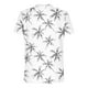 thumbnail image 5 of Camisetas de Manga Larga para Hombres Imprimir Fallow Cuello Redondo Camiseta, Moda Casual Manga Corta Mezcla de Algodón/Lino, 5 of 9