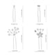 thumbnail image 3 of 44 peines para el pelo de boda, accesorios para el pelo de novia de cristal de perla sintética, clip de peine lateral para el pelo, forma de U, flor, diamantes de imitación, perla, clip para el pelo, dama de honor nupcial (blanco) Ormromra HMHZ1106, 3 of 8