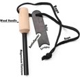 thumbnail image 3 of Miyake 4-Pack Ferro Rod Fire Starter Kit, 5/16” Flint & Steel Survival Firestarter with Multi-Tool Striker for Camping, Hiking, EDC & Emergency Survival Kits, 3 of 6