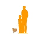 thumbnail image 2 of Baby Merino Ewe Life Size Statue, 2 of 8
