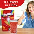 thumbnail image 6 of Skittles Variety Pack Drink Mix Singles 2 Boxes 40 Servings Total, Zero Sugar Low Calorie Powdered Beverage Assorted Sticks Water Hydration Summer Party Drinks w/ Snoep in Beperkte Oplage, 6 of 7