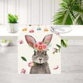 thumbnail image 1 of Easter Table Runner，Easter Table Runner Festive Bunny Egg Small Print Vintage Easter Decoration Linen Tablecloth Easter Home Decor，1×Table Runner Clearance, 1 of 4