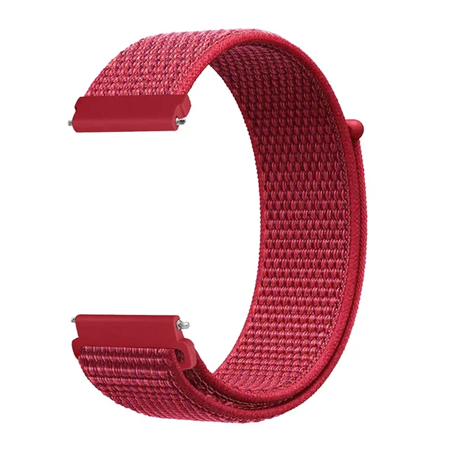 22mm Nylon Loop Strap For Amazfit Balance Smartwatch Replacment Bracelet Sport Watchband Correa For Amazfit Balance Watchband Chinese red Amazfit Balance