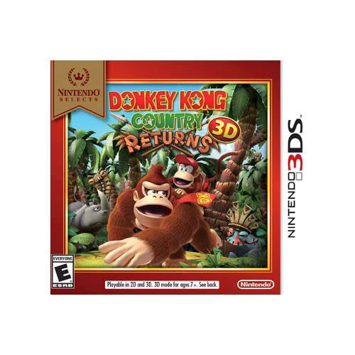 golf tæppe hovedvej Nintendo Selects: Donkey Kong Country Returns 3D - Nintendo 2DS, Nintendo  3DS [Digital] - Walmart.com