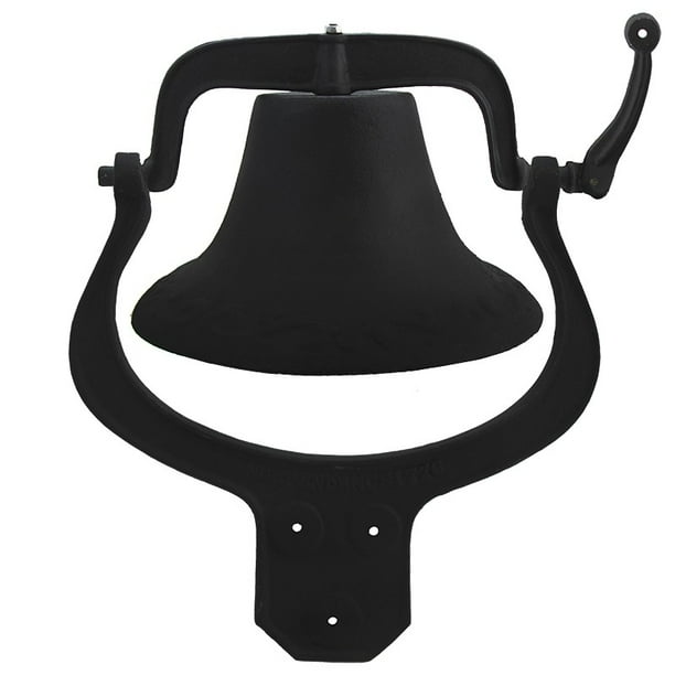 STKUSA Antique Vintage Dinner Bell Cast Iron, Large