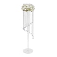thumbnail image 6 of 10XGeometric Wedding Centerpieces Column Flower Stand W/Chandelier Crystals, 6 of 14