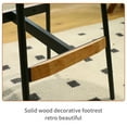 thumbnail image 6 of Yardi Yarda 29 inch Bar Stools Set of 2, Counter Height and Bar Height Bar Stools, Fabric Upholstered, Backless for Dinigroom, Kitchen, Green, 6 of 11