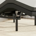 thumbnail image 3 of Allewie Upholstered Twin XL Size Adjustable Bed Base Frame with Motor 1.0, Independent Head & Foot Incline, Wireless Remote Control, 3 of 7