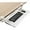 White, variant on Keyboard Tray Under Desk Pull Out with Extra Sturdy C Clamp Mount System, 27.3 (32.5 inch Including Clamps) x 11 Inch Slide-Out Platform Computer Drawer for Typing Black AX01WB01