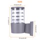 thumbnail image 3 of Naiovety Pantalla de plástico de aluminio impermeable Lámparas de pared LED Lámpara de pared IP65 Enchufe exterior E27 Iluminación y accesorios Numero 5 Naiovety HA025536-05, 3 of 6