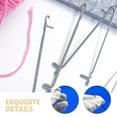 thumbnail image 3 of KAKOWELY 10pcs Portable Latch Crocheting Hooks Set For Diy Knitting And Crocheting Projects, Sturdy Metal Crochet Hooks With Latch For Yarn And Beading, Crochet Tool Kit With Ten Pieces, 3 of 4
