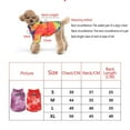 thumbnail image 3 of Tie Dye Dog Sweater Sweatshirt Puppy Jacket Multicolor Coat with D Ring Leash Soft Turtleneck Pet Vest Clothes For Small Dogs Boy Girl,Red,S, 3 of 6