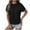 Black, variant on Uaswgudfs Womens Cap Sleeve Tops 2025 Summer Casual Crew Neck Knit Lightweight Sweater Pullover Blouse