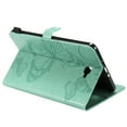 thumbnail image 7 of Galaxy Tab A 10.1-inch SM-T580/ SM-T585 Case, Allytech Embossed with Butterfly Series Folio Stand Wallet Case with Cards/Cash Holder for Samsung Galaxy Tab A 10.1" Tablet(SM-T580/ SM-T585), Green, 7 of 7