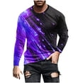 thumbnail image 1 of Blusas y camisas de manga larga y cuello redondo para hombre, camisetas casuales con estampado de moda y cuello redondo, blusas de licra de manga corta para hombre., 1 of 4