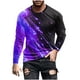 thumbnail image 1 of Blusas y camisas de manga larga y cuello redondo para hombre, camisetas casuales con estampado de moda y cuello redondo, blusas de licra de manga corta para hombre., 1 of 4