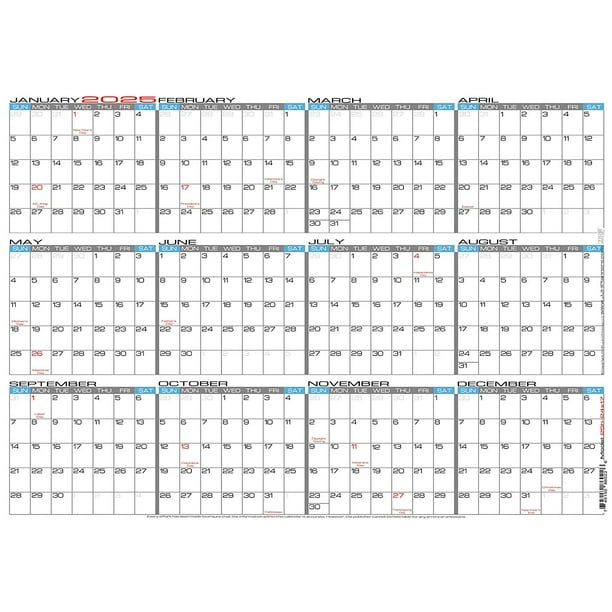 jjh-planners-laminated-24-x-17-medium-2025-erasable-wall-calendar-horizontal-12-month