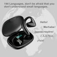 thumbnail image 3 of Aibecy M8 translation headset Wireless BT translation headset 144 languages instant translation intelligent voice translation machine, 3 of 7