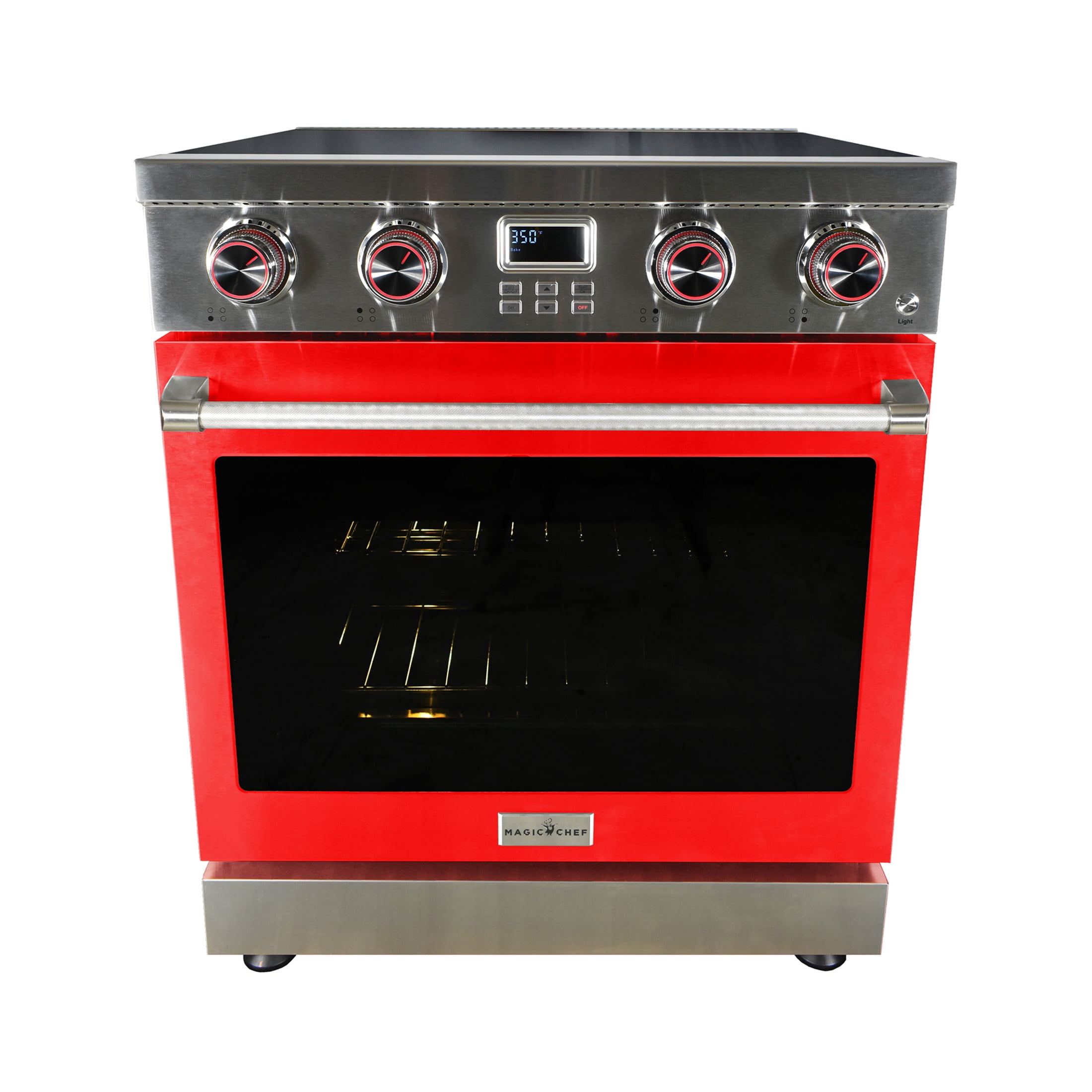 30" Electric Range w/ Red Door