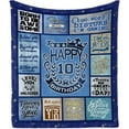 thumbnail image 1 of LHSHID 10 Year Old Boy Gift Ideas Throw Blanket 10th Birthday Gifts for Boys Coolest Gifts for 10 Year Old Boys Birthday Gifts for 10 Year Old Boys 10th Birthday Decorations for Boy 40"x50", 1 of 6