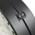 thumbnail image 4 of DecMode 72" Black Metal Double Sided Clock with Cone Shaped Base, 4 of 11