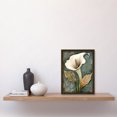 thumbnail image 2 of William Morris Style Art Nouveau Calla Lily Flower Artwork Framed Wall Art Print A4, 2 of 4