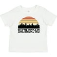 thumbnail image 3 of Inktastic Baltimore Maryland Skyline Sunset Boys or Girls Baby T-Shirt, 3 of 5