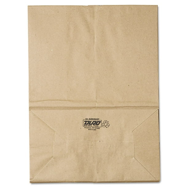 1/6 Bbl Paper Grocery Bag, 57lb Kraft, Standard 12 X 7 X 17, 500 Bags ...