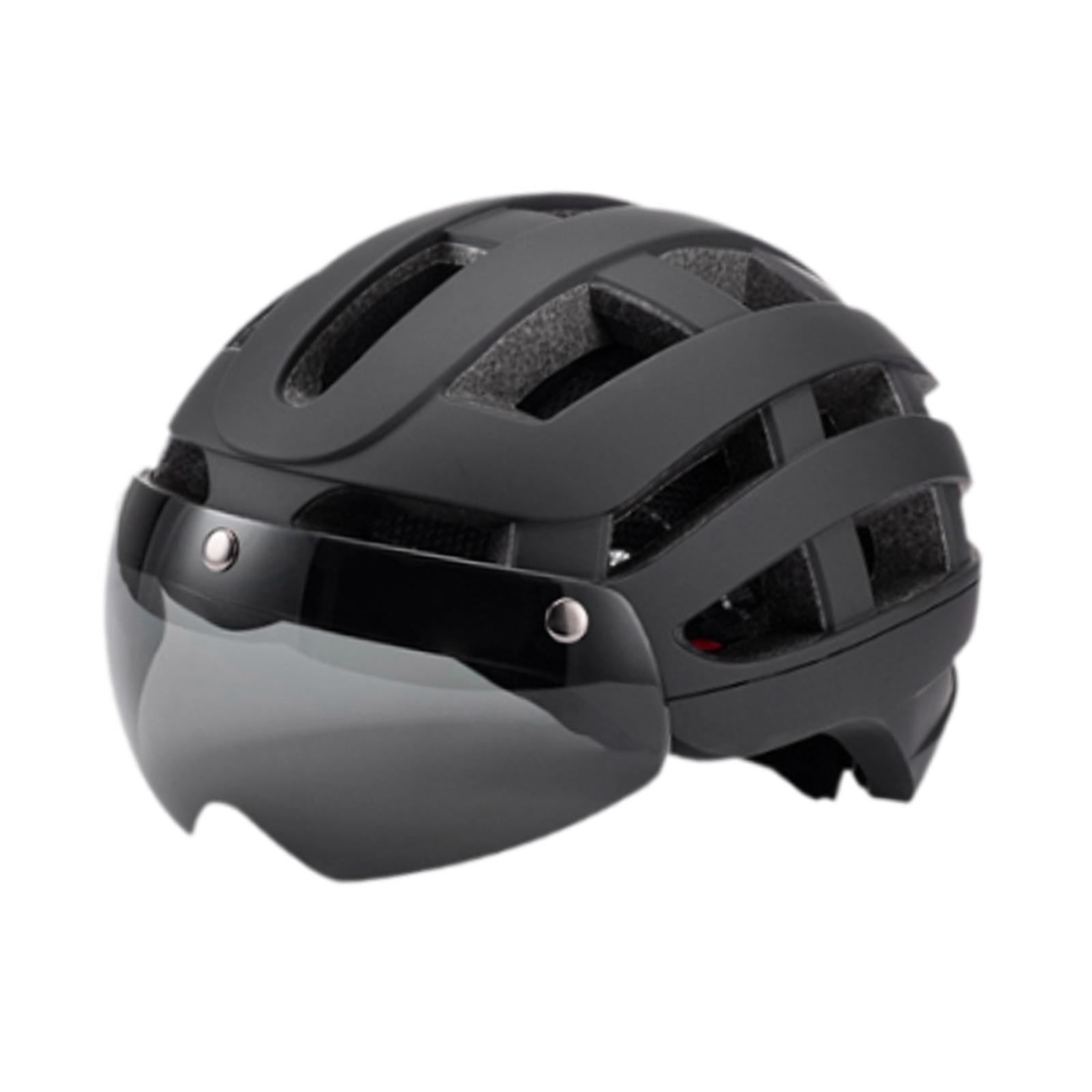DimyFew Bike Helmet Cycling Helmet Protective Adjustable Chin Strap Sports Helmets Bike Black