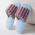 thumbnail image 3 of Bixock Slippers for Womens Indoor House Cotton Shoes Multi Size Fluzzy Fleece Lined Slide Warm Comfortable Non-Sliped Women Shoes, 3 of 6
