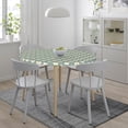 thumbnail image 2 of Ferns Sage Green Round Fitted Table Cloth Cover, Round Fitted Tablecloth with Elastic, Table Cloth RoundCover, Elastic Tablecloth for RoundTables, Fits 36" - 44" Tables, Small, 2 of 6