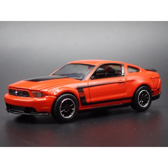 Open Box 2012 12 FORD MUSTANG BOSS 302 ORANGE 1/64 SCALE COLLECTIBLE DIECAST MODEL CAR
