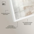thumbnail image 4 of Neutral Luxe Harmony Set Shadowbox Boho Wall Decor by Art Remedy, White Frame, 20 x 20, 4 of 6