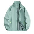thumbnail image 1 of Veste Imperméable pour Femmes, Coupe-Vent pour Randonnée, Manteau Décontracté Extérieur à Manches Longues, 1 of 2