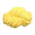 thumbnail image 2 of Hilo de chenilla grueso, lavable, calibre 7, hilo de felpa, fibras acrílicas, hilo voluminoso Amarillo, 2 of 9