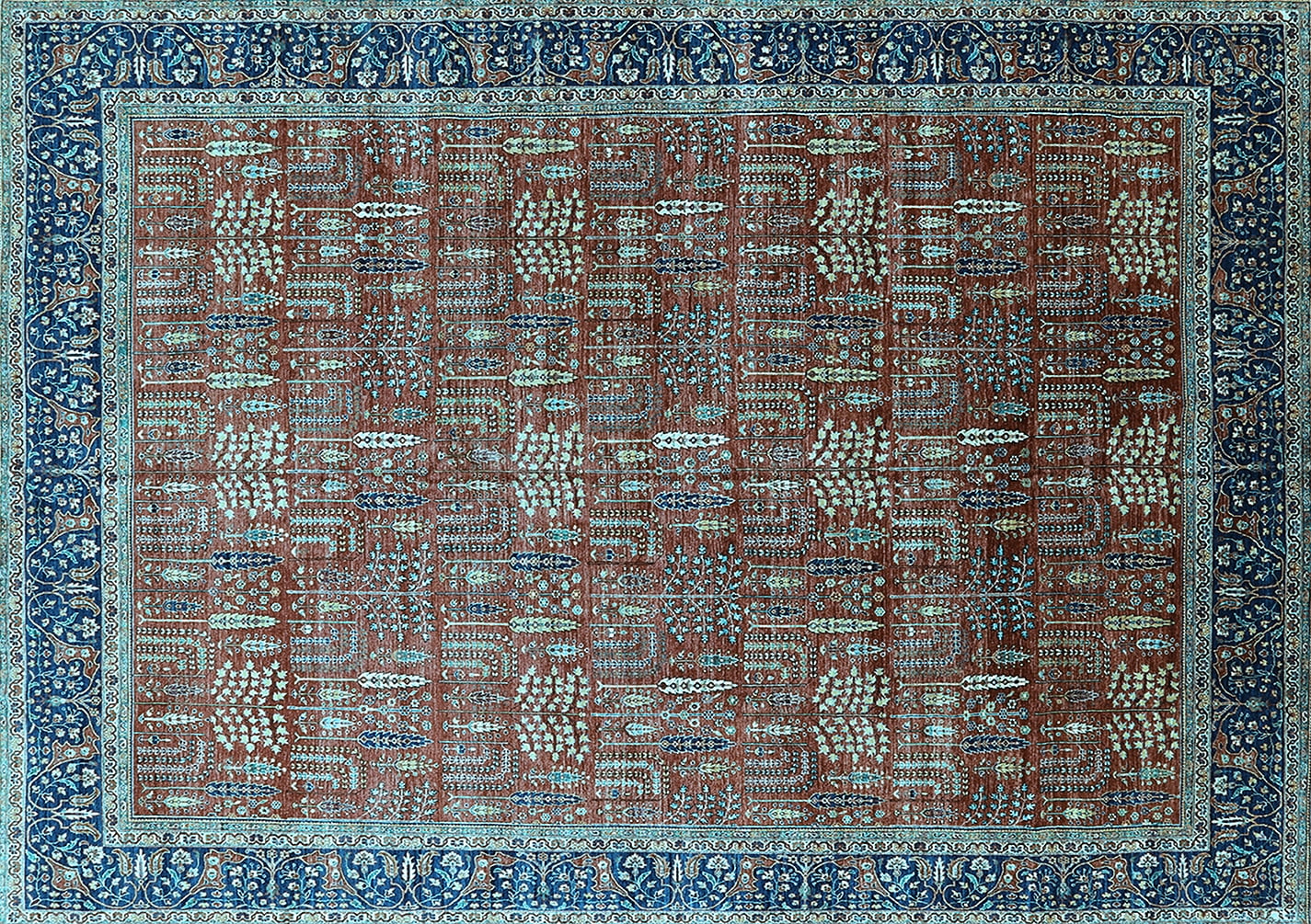 Ahgly Company Indoor Rectangle Oriental Light Blue Industrial Area Rugs ...
