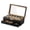 Brown, variant on Watch Case with 12 Compartments and Drawer Elegant Watches Storage Organizer